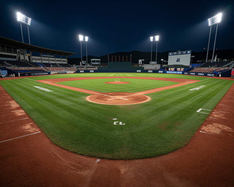 Baseball Stadium Night Atmosphere