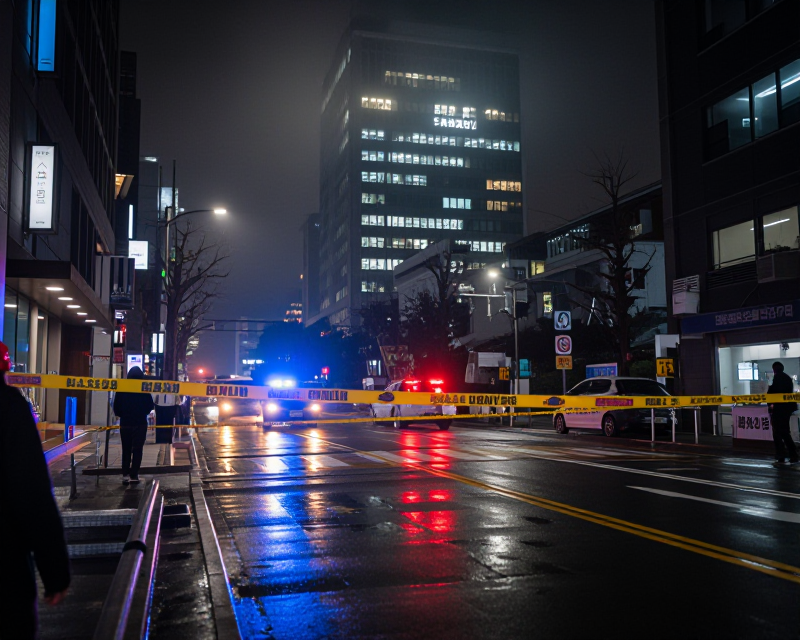 Seoul Crime Scene Atmosphere