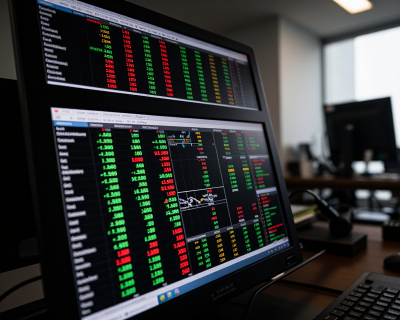 Financial Market Data Display