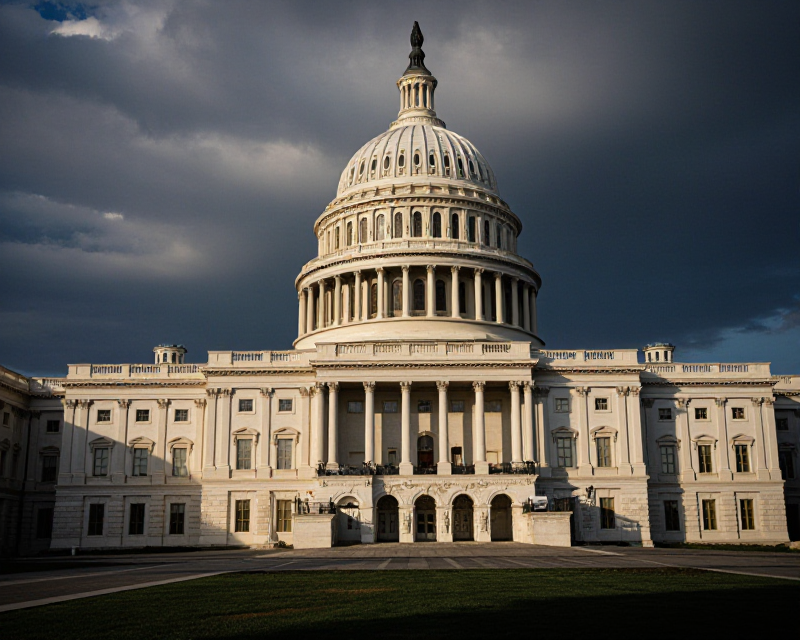 US Capitol Political Tension