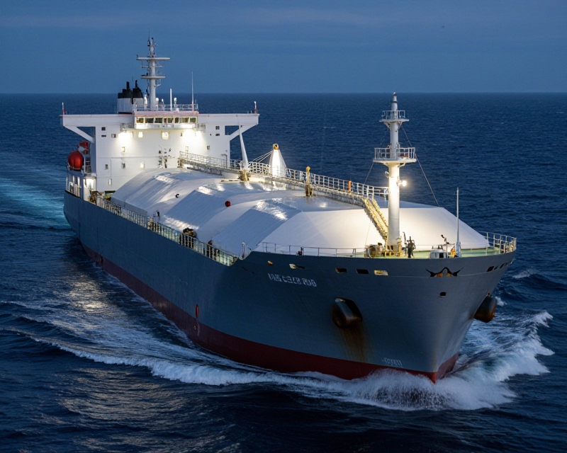 LNG Tanker at Sea
