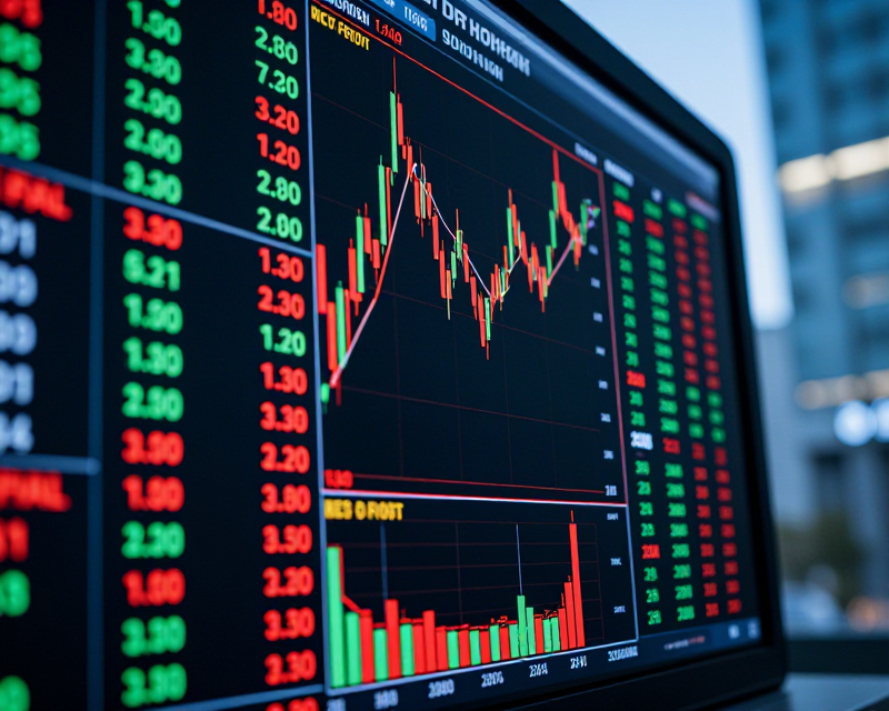 Digital Stock Market Display