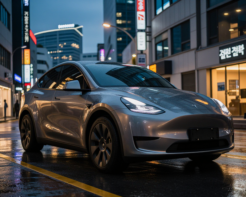 Tesla dominance in Korean market