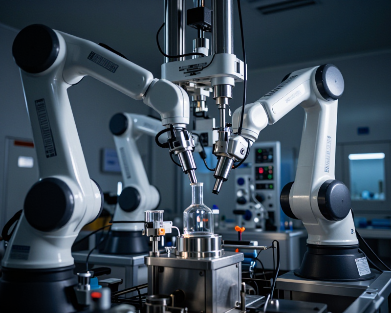 High-tech Biotech Manufacturing Scene
