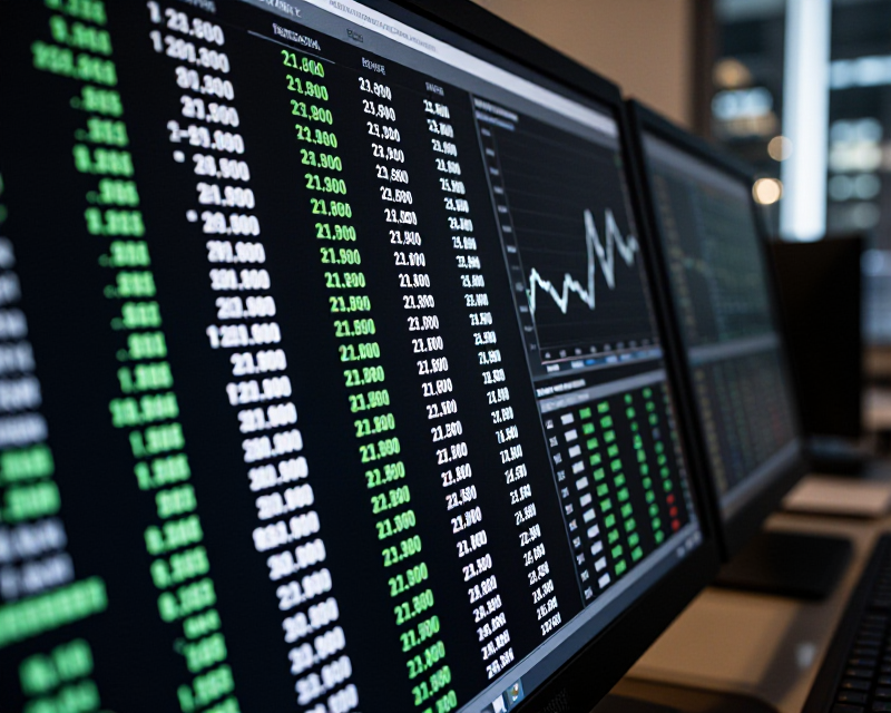 Financial Market Data Display