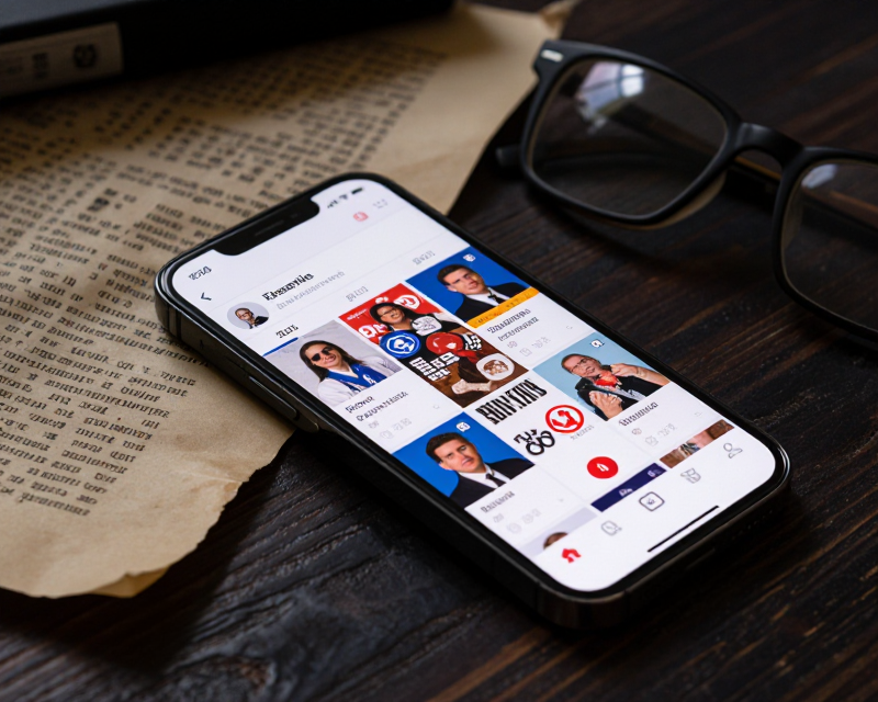 Digital Politics Concept